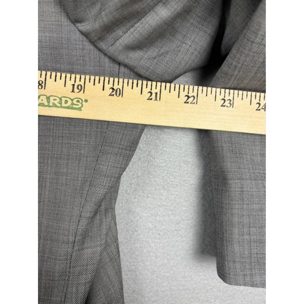 Ralph Lauren 2-Button Wool Blazer Jacket 42L Gray Professional Sport Coat